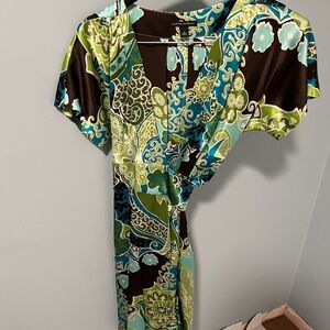 Banana Republic Silk Wrap Dress
